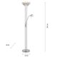 Leuchten Direkt 11730-55 - Світлодіодний торшер з регулюванням яскравості ZAHARA LED/16W/230V + LED/5W