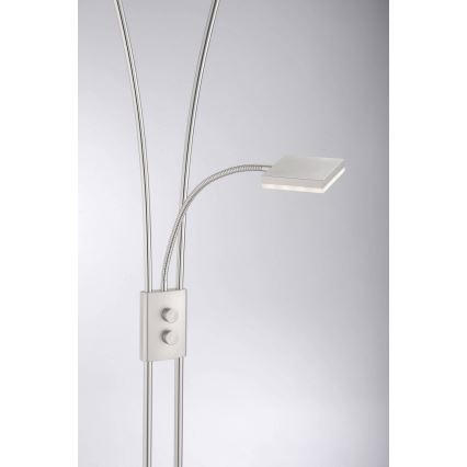 Leuchten Direkt 11776-55 - LED Торшер з регулюванням яскравості HELIA LED/16,8W/230V + 2xLED/3,8W