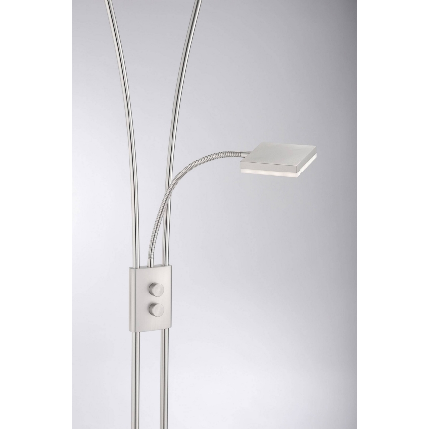 Leuchten Direkt 11776-55 - LED Торшер з регулюванням яскравості HELIA LED/16,8W/230V + 2xLED/3,8W