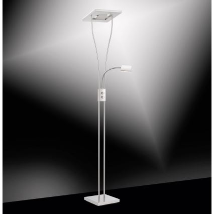 Leuchten Direkt 11776-55 - LED Торшер з регулюванням яскравості HELIA LED/16,8W/230V + 2xLED/3,8W