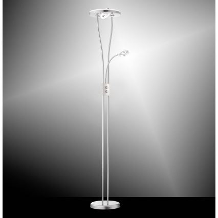 Leuchten Direkt 11778-55 - LED Торшер з регулюванням яскравості HELIA LED/16,8W/230V + 2xLED/3,8W