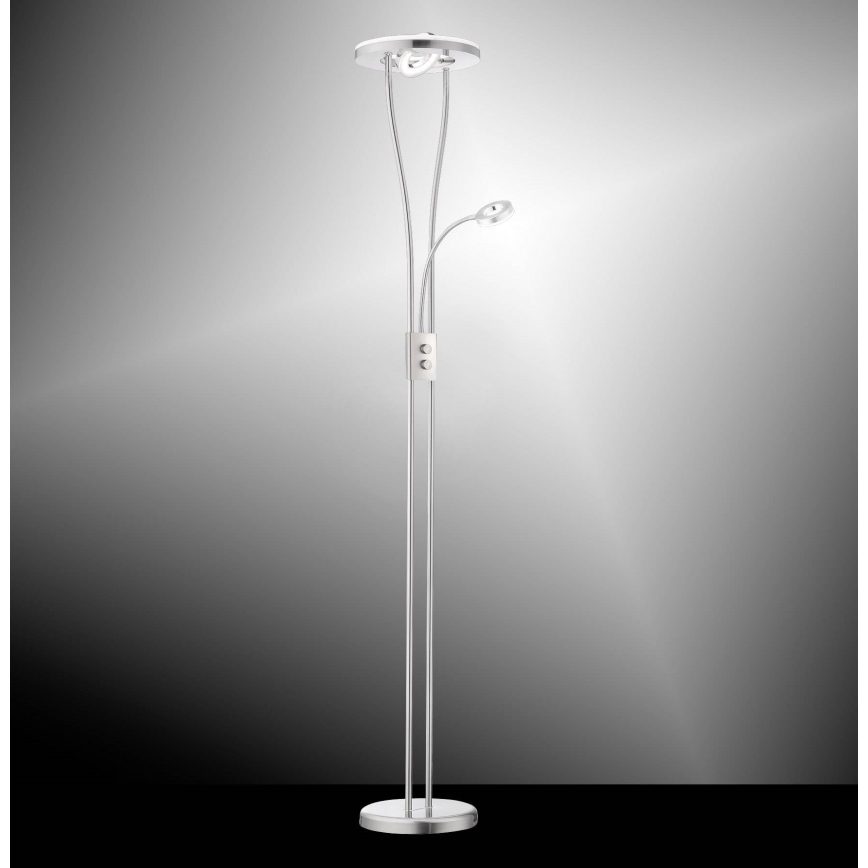Leuchten Direkt 11778-55 - LED Торшер з регулюванням яскравості HELIA LED/16,8W/230V + 2xLED/3,8W