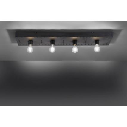 Leuchten Direkt 11919-18 - Потолочный светильник SAMIA 4xE27/25W/230V