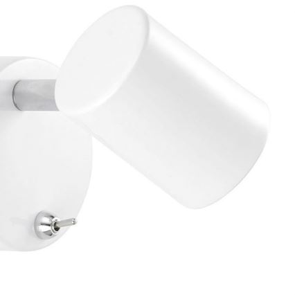 Leuchten Direkt 11941-16 - Светодиодный настенный точечный светильник TARIK 1xGU10/5W/230V белый