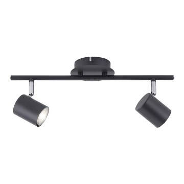 Leuchten Direkt 11942-13 - Точковий LED світильник TARIK 2xGU10/5W/230V антрацит