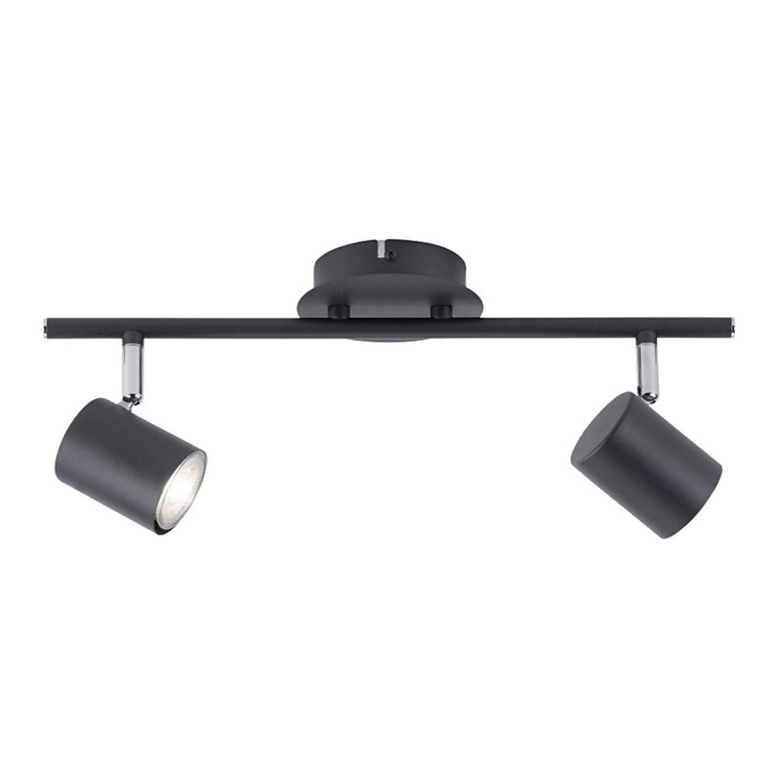 Leuchten Direkt 11942-13 - Точковий LED світильник TARIK 2xGU10/5W/230V антрацит