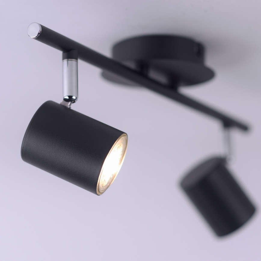 Leuchten Direkt 11942-13 - Точковий LED світильник TARIK 2xGU10/5W/230V антрацит