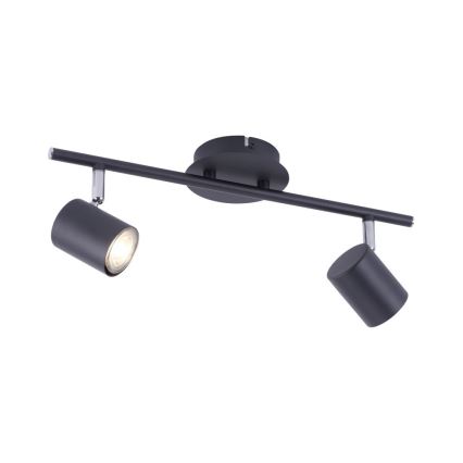 Leuchten Direkt 11942-13 - Точковий LED світильник TARIK 2xGU10/5W/230V антрацит