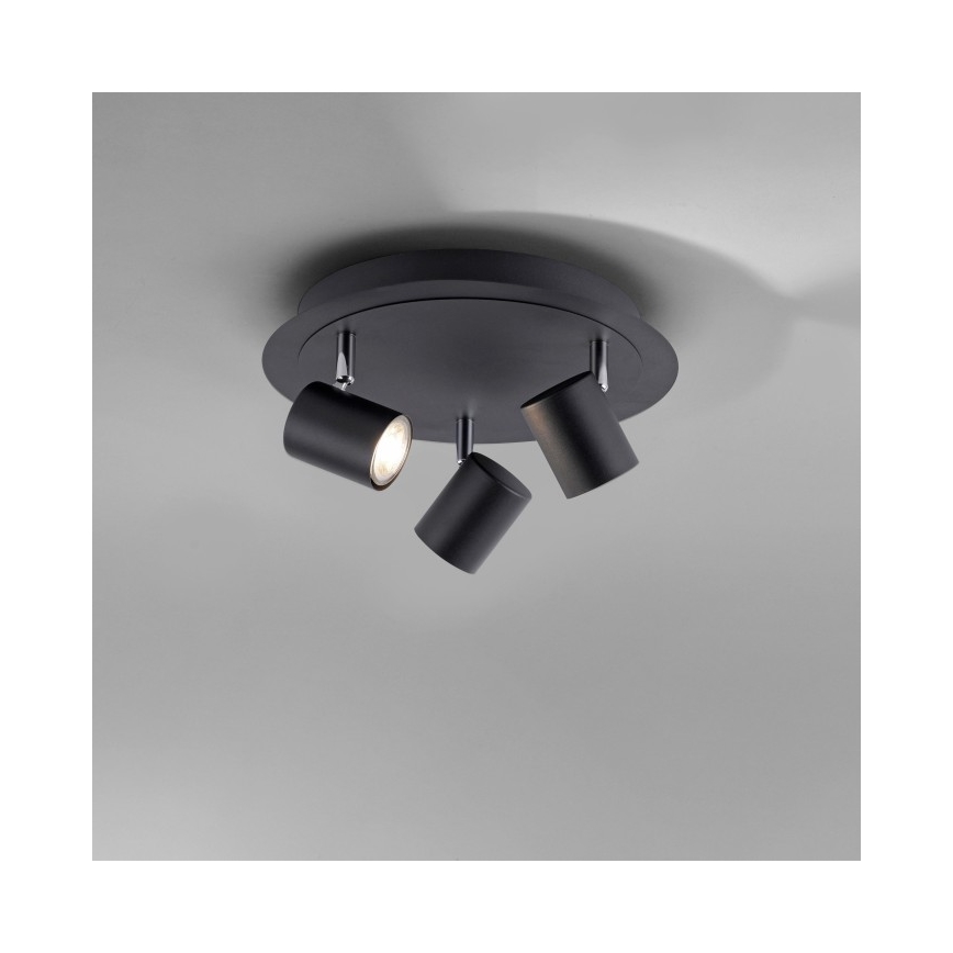 Leuchten Direkt 11943-13 - Светодиодный точечный светильник TARIK 3xGU10/5W/230V антрацит