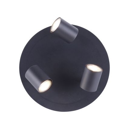 Leuchten Direkt 11943-13 - Светодиодный точечный светильник TARIK 3xGU10/5W/230V антрацит