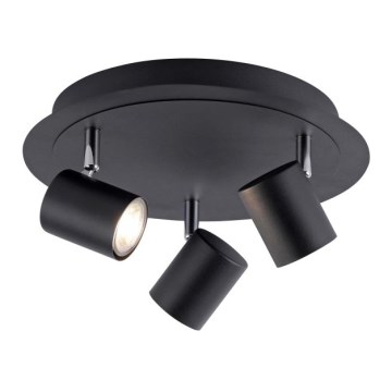 Leuchten Direkt 11943-13 - Светодиодный точечный светильник TARIK 3xGU10/5W/230V антрацит