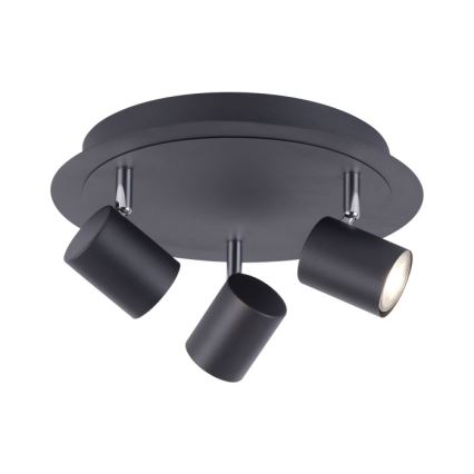 Leuchten Direkt 11943-13 - Точковий LED світильник TARIK 3xGU10/5W/230V антрацит