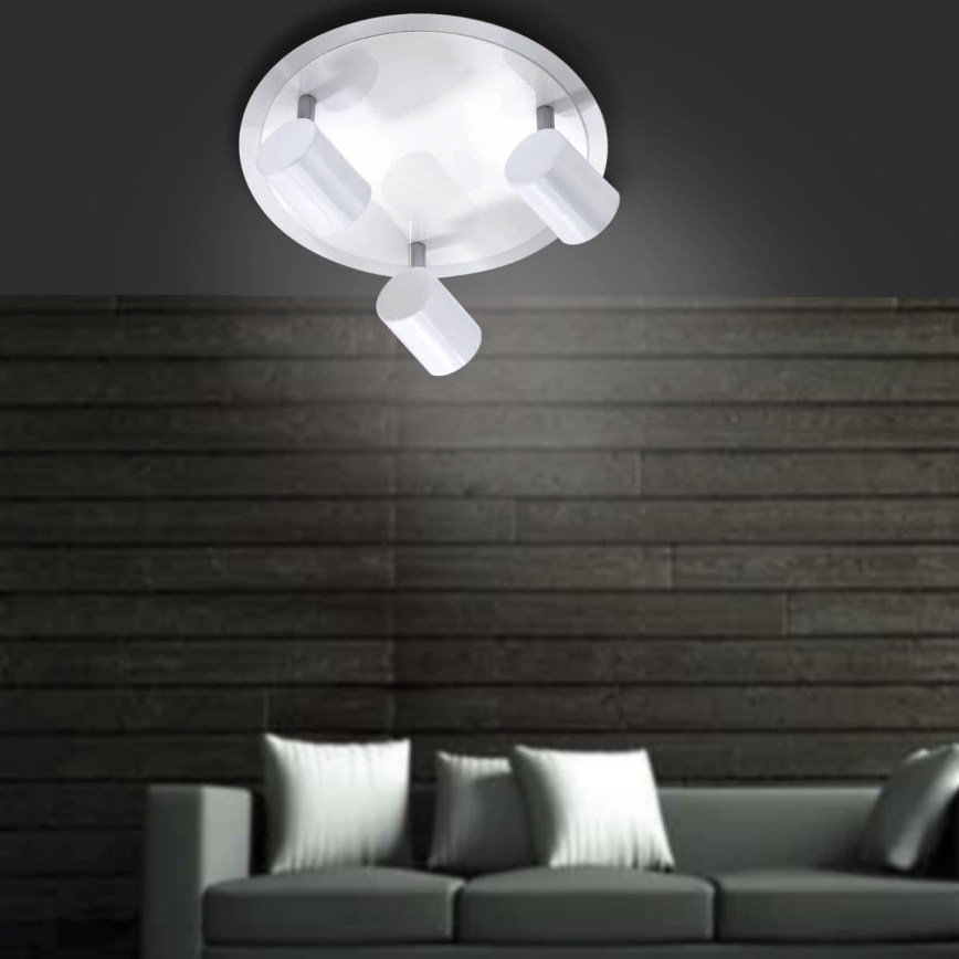 Leuchten Direkt 11943-16 - Точковий LED світильник TARIK 3xGU10/5W/230V білий