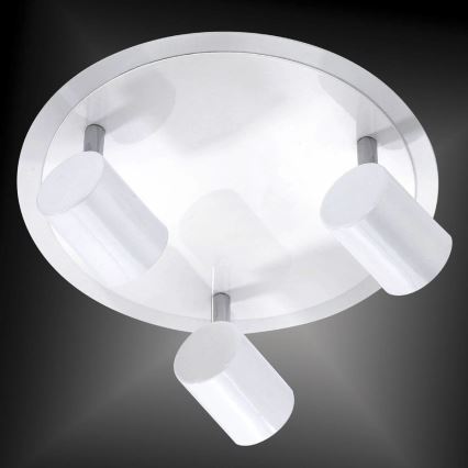 Leuchten Direkt 11943-16 - Точковий LED світильник TARIK 3xGU10/5W/230V білий