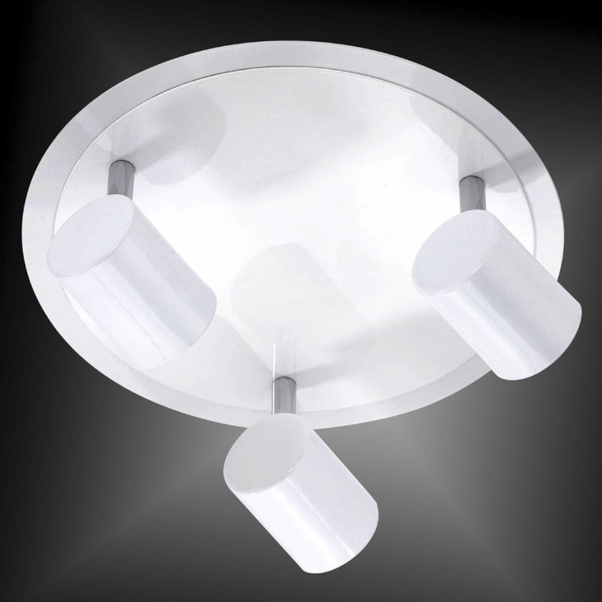 Leuchten Direkt 11943-16 - Точковий LED світильник TARIK 3xGU10/5W/230V білий