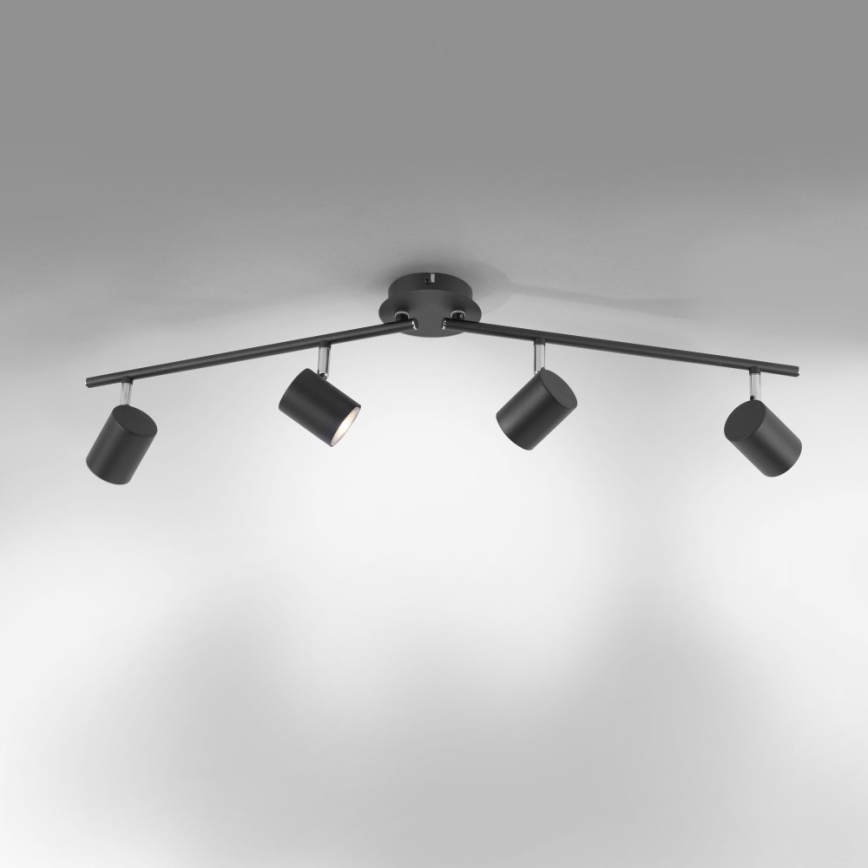 Leuchten Direkt 11944-13 - Светодиодный точечный светильник TARIK 4xGU10/5W/230V антрацит