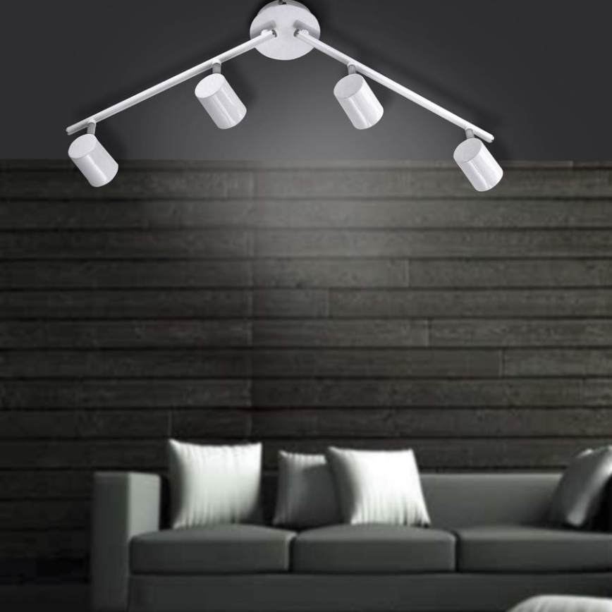Leuchten Direkt 11944-16 - Точковий LED світильник TARIK 4xGU10/5W/230V білий