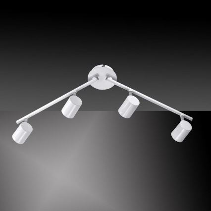 Leuchten Direkt 11944-16 - Точковий LED світильник TARIK 4xGU10/5W/230V білий