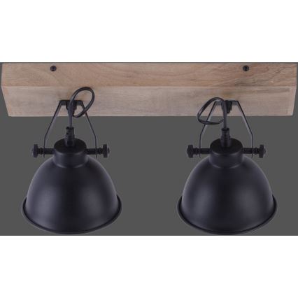 Leuchten Direkt 11982-18 - Прожектор SAMIA 2xE14/40W/230V черный