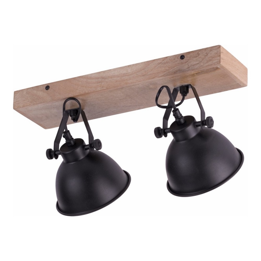 Leuchten Direkt 11982-18 - Прожектор SAMIA 2xE14/40W/230V чорний