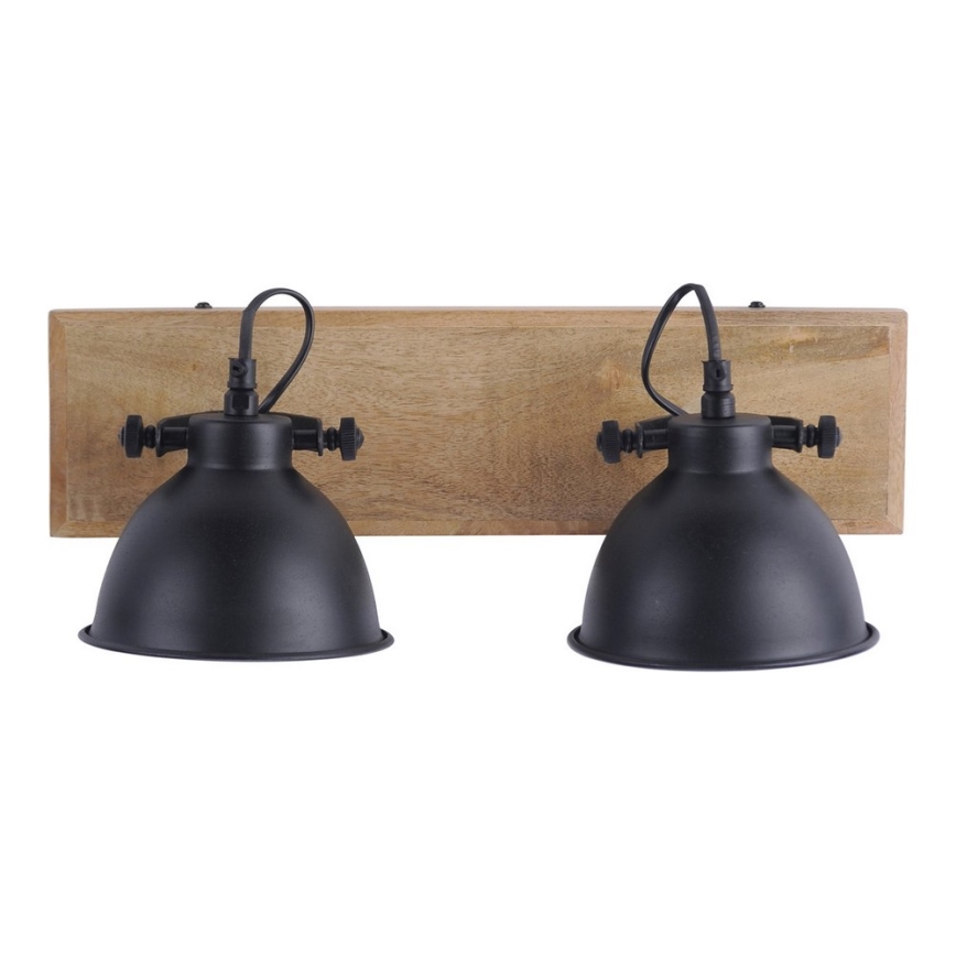 Leuchten Direkt 11982-18 - Прожектор SAMIA 2xE14/40W/230V чорний