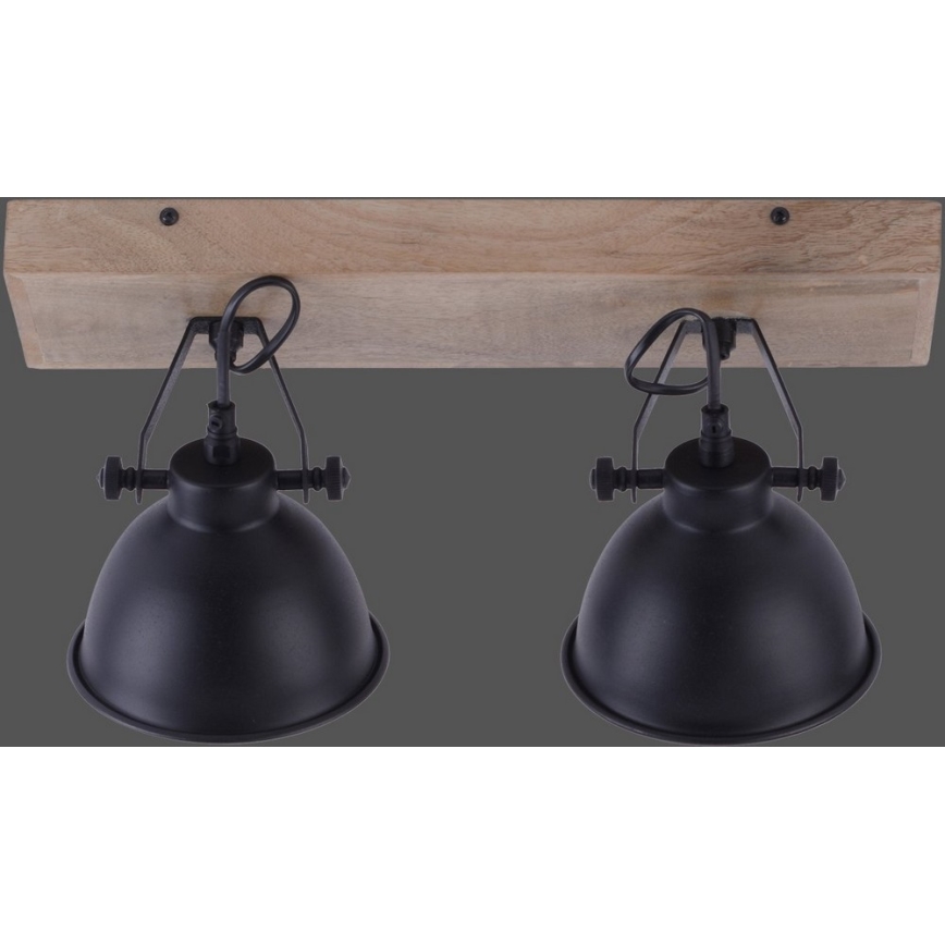 Leuchten Direkt 11982-18 - Прожектор SAMIA 2xE14/40W/230V чорний