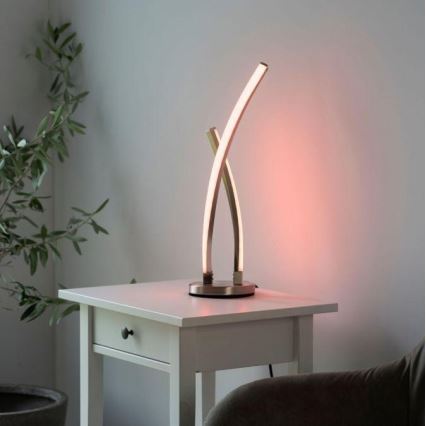 Leuchten Direkt 11991-55 - Светодиодная настольная RGB-лампа с регулированием яркости SWING LED/9,5W/230V 2700-5000K + дистанционное управление