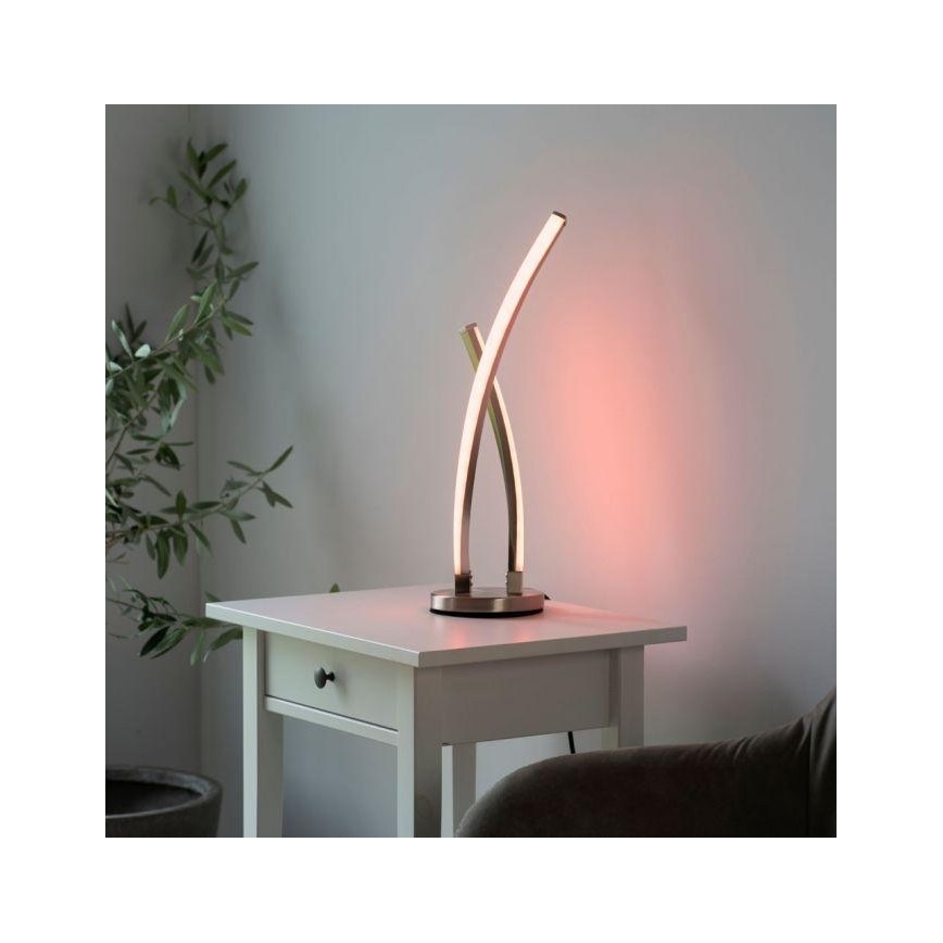Leuchten Direkt 11991-55 - Светодиодная настольная RGB-лампа с регулированием яркости SWING LED/9,5W/230V 2700-5000K + дистанционное управление