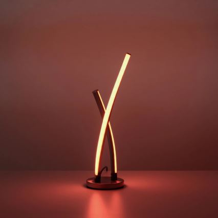 Leuchten Direkt 11991-55 - Светодиодная настольная RGB-лампа с регулированием яркости SWING LED/9,5W/230V 2700-5000K + дистанционное управление