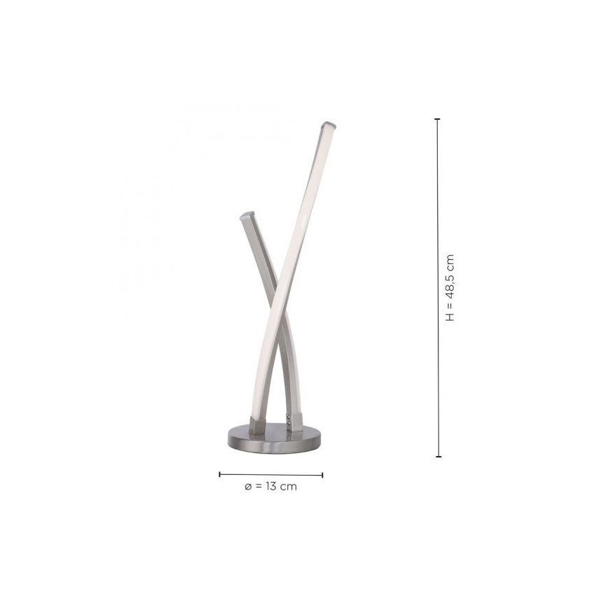 Leuchten Direkt 11991-55 - Светодиодная настольная RGB-лампа с регулированием яркости SWING LED/9,5W/230V 2700-5000K + дистанционное управление