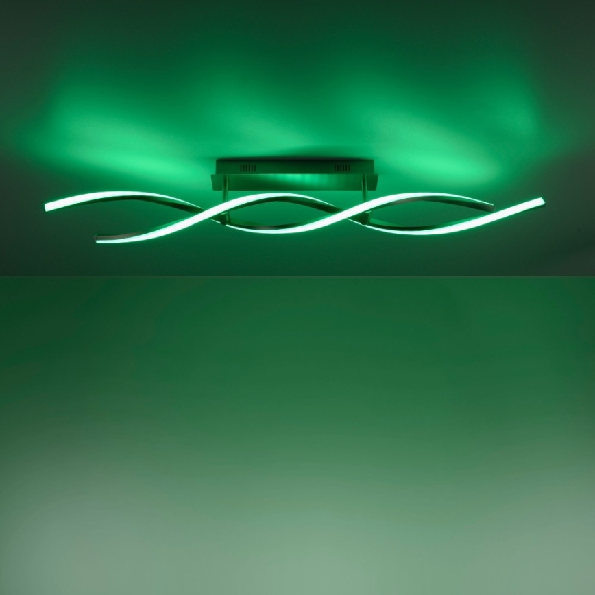 Leuchten Direkt 11993-55 - Пристельова LED RGB люстра з регулюванням яскравості SWING 2xLED/8,5W/230V 2700-5000K + дистанційне керування