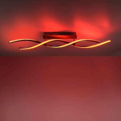 Leuchten Direkt 11993-55 - Пристельова LED RGB люстра з регулюванням яскравості SWING 2xLED/8,5W/230V 2700-5000K + дистанційне керування