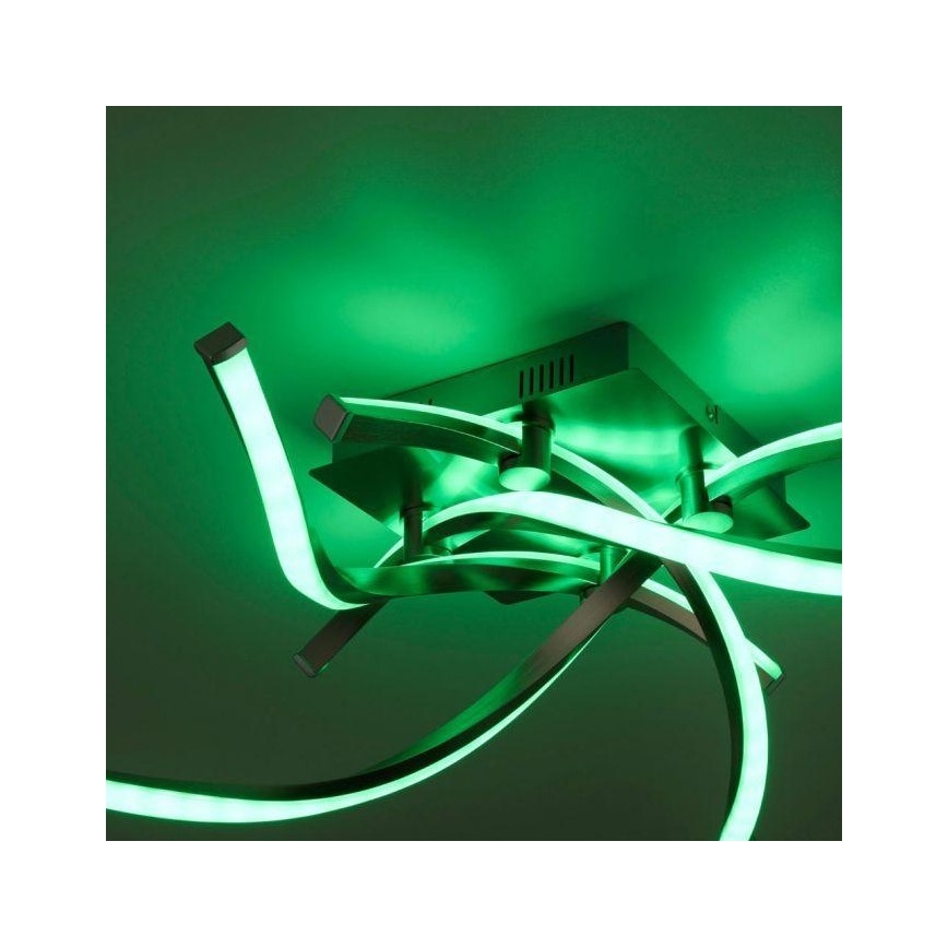 Leuchten Direkt 11995-55 - Пристельова LED RGB люстра з регулюванням яскравості SWING LED/24,4W/230V 2700-5000K + дистанційне керування