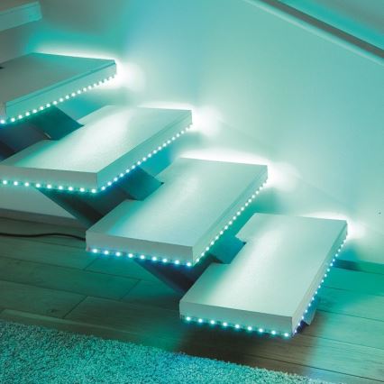 Leuchten Direkt 1210-70-BH - Светодиодная диммируемая RGB-лента TEANIA 3 м 16,2W/12/230V + пульт ДУ