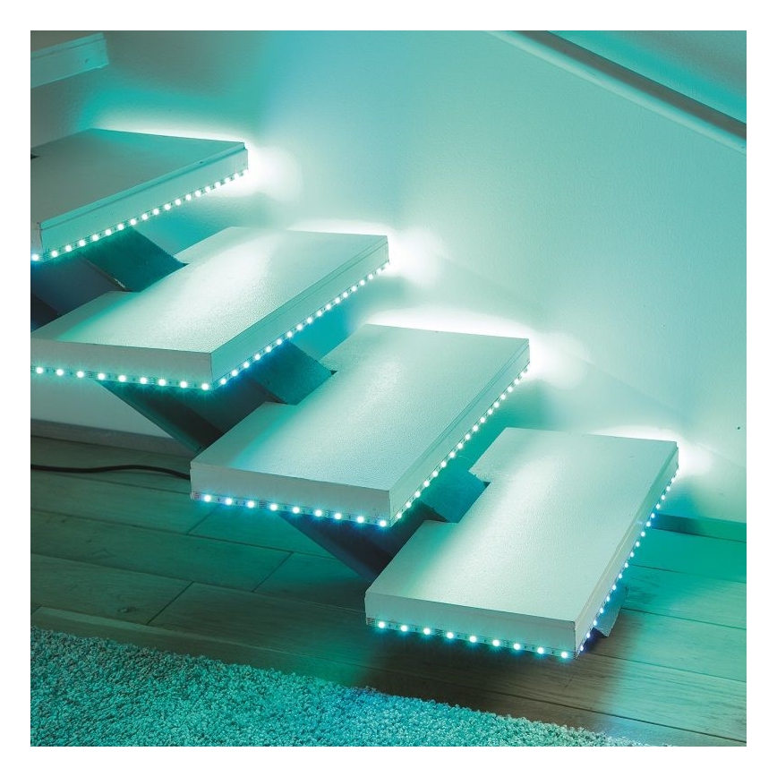 Leuchten Direkt 1210-70-BH - Светодиодная диммируемая RGB-лента TEANIA 3 м 16,2W/12/230V + пульт ДУ