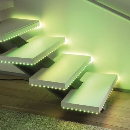 Leuchten Direkt 1210-70-BH - Светодиодная диммируемая RGB-лента TEANIA 3 м 16,2W/12/230V + пульт ДУ