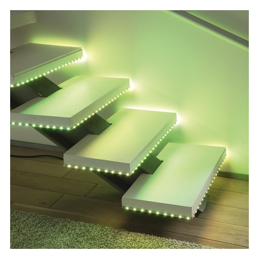 Leuchten Direkt 1210-70-BH - Светодиодная диммируемая RGB-лента TEANIA 3 м 16,2W/12/230V + пульт ДУ