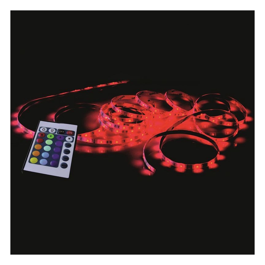 Leuchten Direkt 1210-70-BH - Светодиодная диммируемая RGB-лента TEANIA 3 м 16,2W/12/230V + пульт ДУ