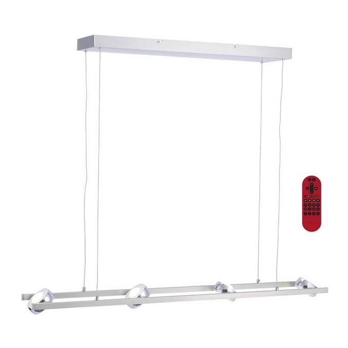 Leuchten Direkt 12470-55 - LED RGB Підвісна люстра з регулюванням яскравості OPTI 8xLED/3W/230V +ДК