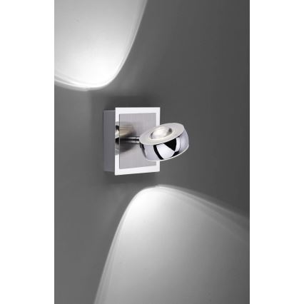 Leuchten Direkt 12471-55 - Настінний точковий LED RGBW світильник з регулюванням яскравості OPTI LED/6W/230V 2700-5000K + дистанційне керування