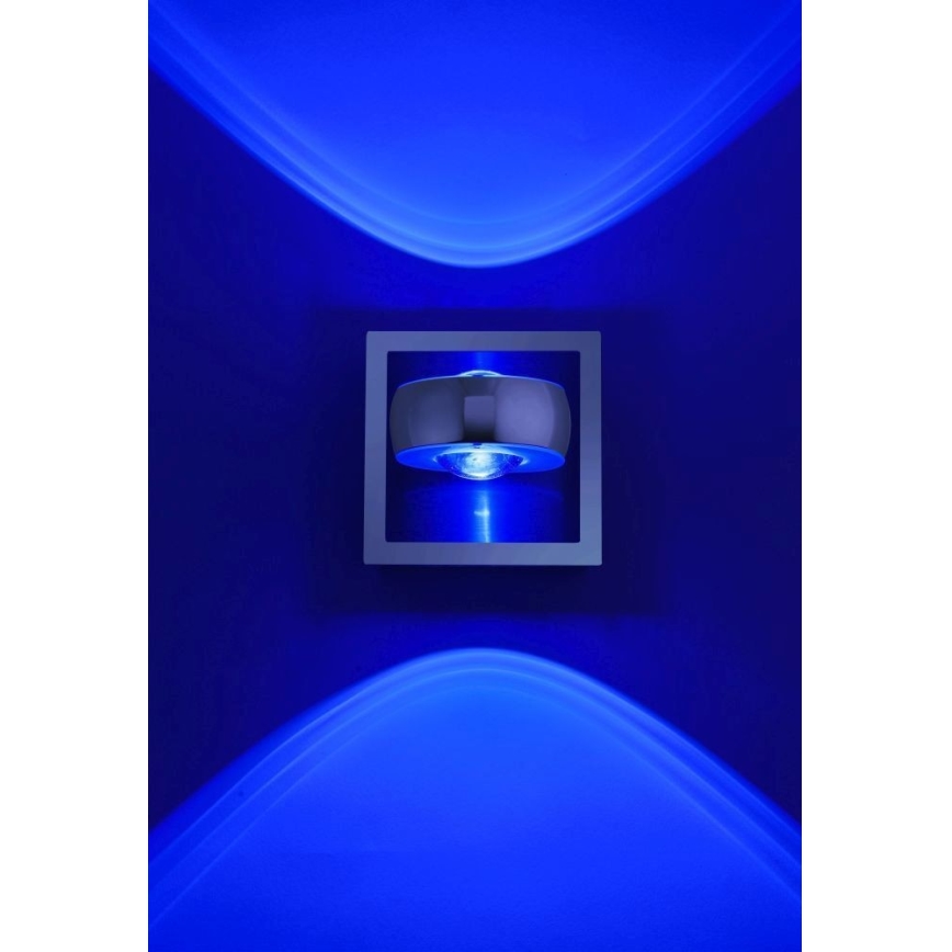 Leuchten Direkt 12471-55 - Настінний точковий LED RGBW світильник з регулюванням яскравості OPTI LED/6W/230V 2700-5000K + дистанційне керування