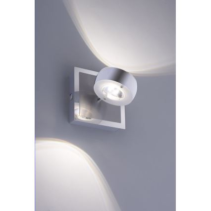 Leuchten Direkt 12471-55 - Настінний точковий LED RGBW світильник з регулюванням яскравості OPTI LED/6W/230V 2700-5000K + дистанційне керування