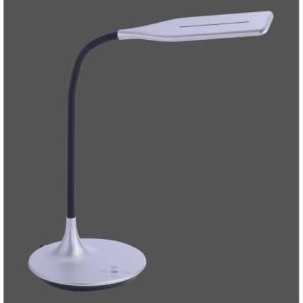 Leuchten Direkt 13061-21 - Сенсорна настільна LED лампа з регулюванням яскравості RAFAEL LED/5W/230V 2700-6000K срібний