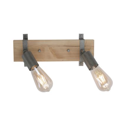 Leuchten Direkt 13472-79 - Настінний точковий світильник SLAT 2xE27/40W/230V