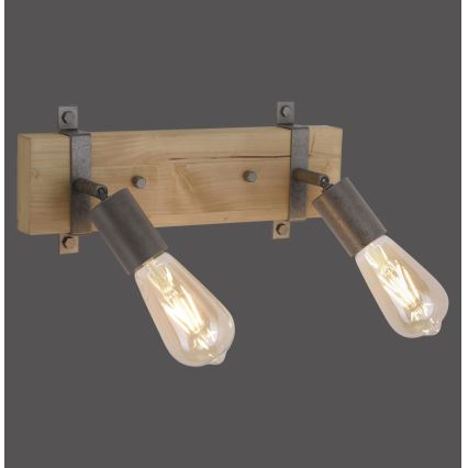 Leuchten Direkt 13472-79 - Настінний точковий світильник SLAT 2xE27/40W/230V