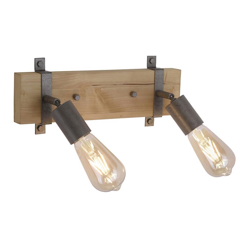 Leuchten Direkt 13472-79 - Настінний точковий світильник SLAT 2xE27/40W/230V
