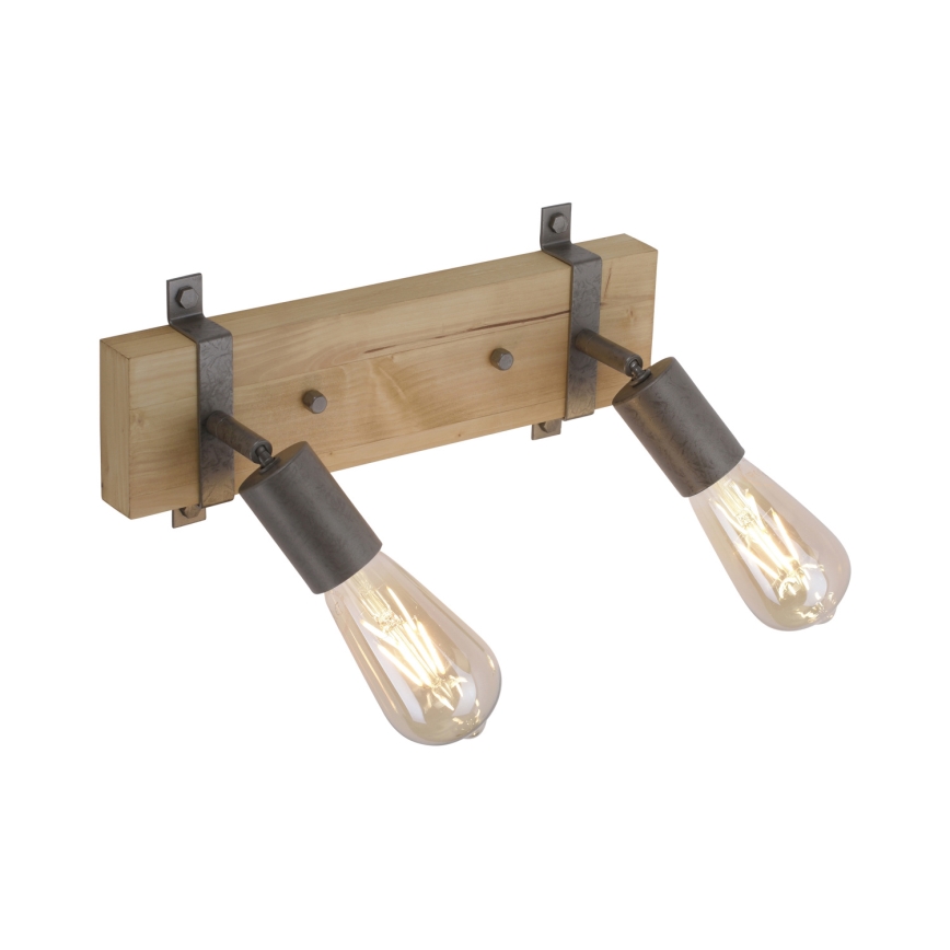 Leuchten Direkt 13472-79 - Настінний точковий світильник SLAT 2xE27/40W/230V