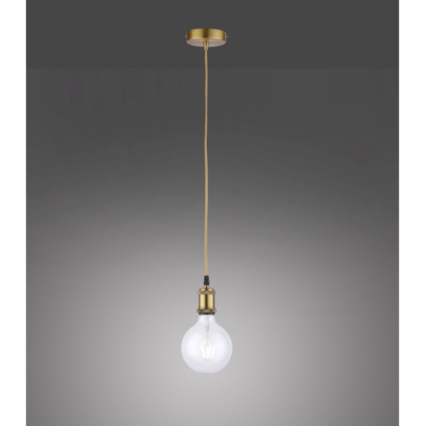 Leuchten Direkt 13570-60 - Підвісна люстра DIY 1xE27/60W/230V латунь