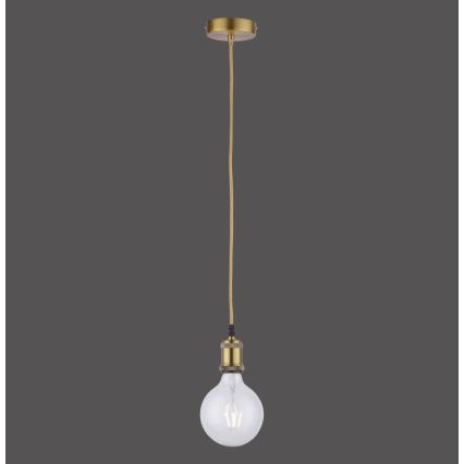 Leuchten Direkt 13570-60 - Підвісна люстра DIY 1xE27/60W/230V латунь