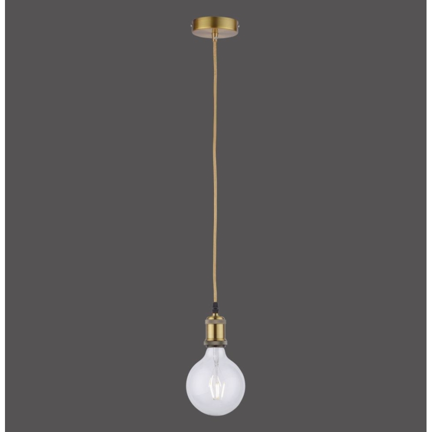 Leuchten Direkt 13570-60 - Підвісна люстра DIY 1xE27/60W/230V латунь